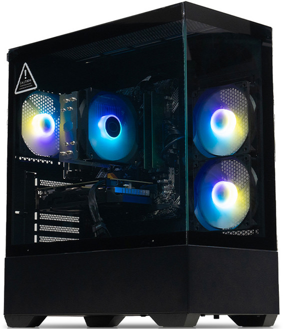 영재컴퓨터 2024 게이밍 조립PC 라이젠5 라이젠 5000 시리즈 라데온 RX 6600S, 블랙, 8GB, 1TB, Free DOS, GY201