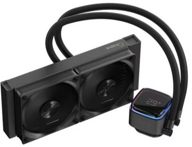 옥시푸스 CPU 쿨러 아이오타 L24, 블랙, 1개, 옥시푸스 아이오타 L24