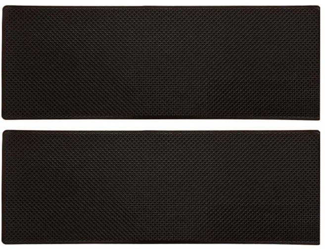 대한오토모빌 미끄럼방지 와이드형 대시보드 차량용 논슬립 패드, 2개, 블랙