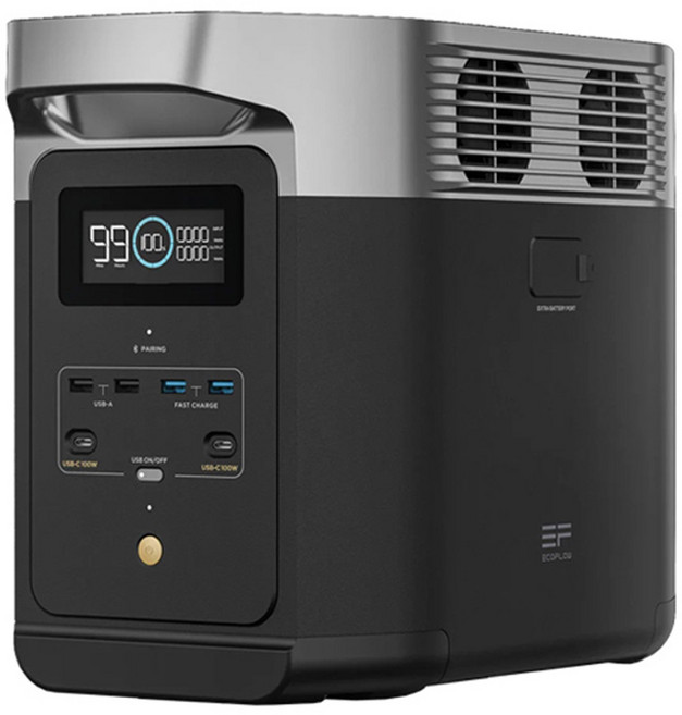 에코플로우 올인원 인산철 파워뱅크 델타2 배터리 1024Wh, EFD330, 1개