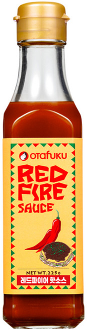 오타후쿠 레드파이어 핫소스, 1개, 225g