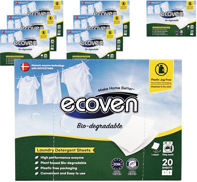 에코벤 시트세제, 8개, 20개입