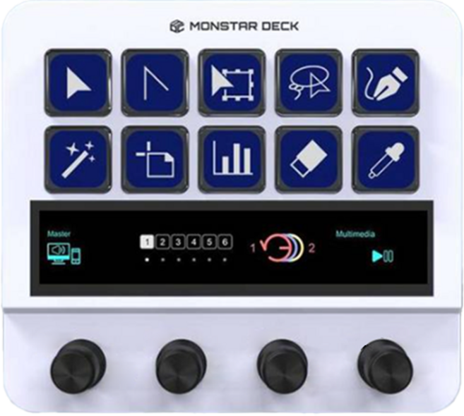 몬스타기어 몬스타덱 TS10N4, 화이트