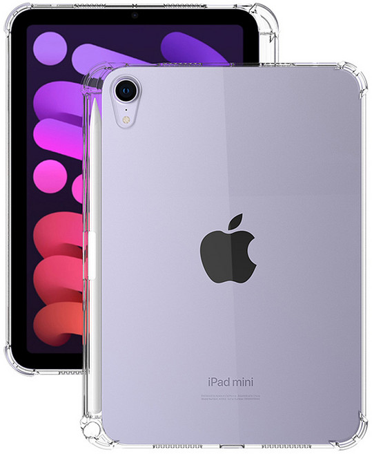 라이노핏 애플펜슬 수납형 TPU 클리어 플러스 케이스, 투명, 1개