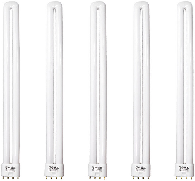 장수램프 FPL 형광램프 36W FPL36EX-L, 전구색, 5개