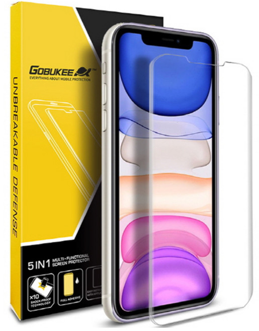 고부기 투명 강화유리 휴대폰 액정보호필름 5p 세트, 1세트