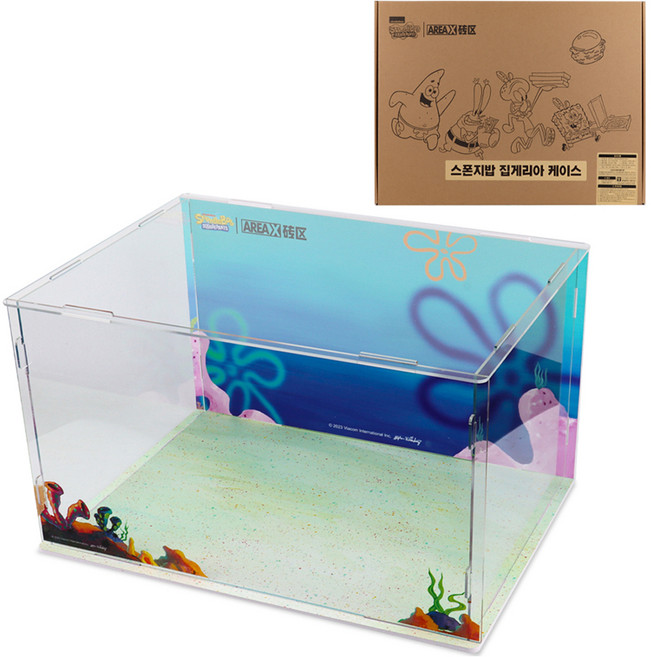 바니랜드 스폰지밥 집게리아 피규어 케이스, 1개