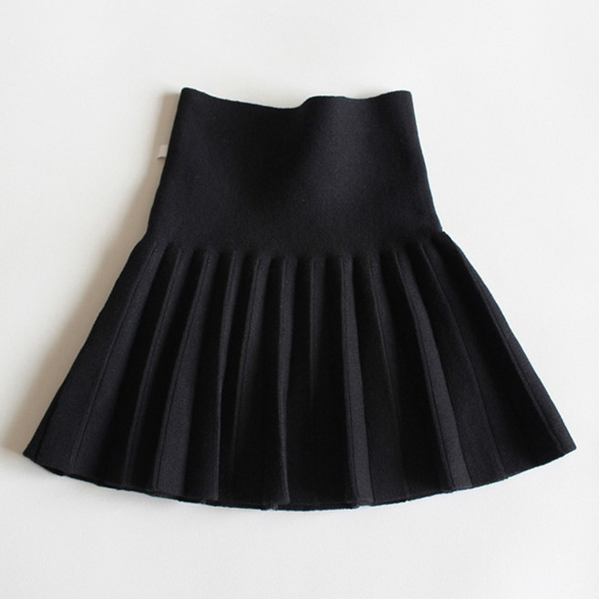 유블리 여아용 몽이 플리츠 하이웨스트 스커트