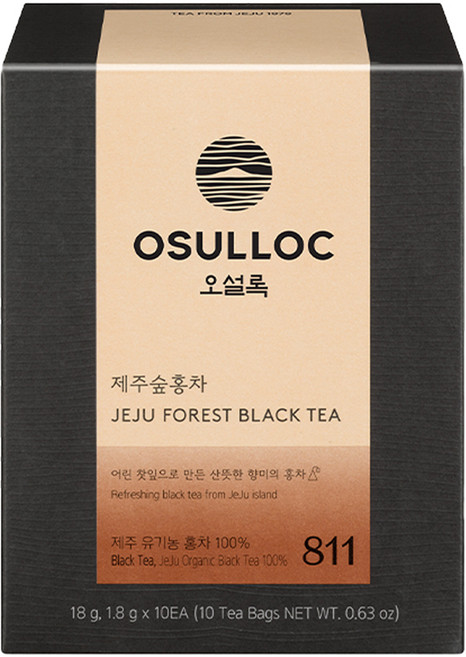 오설록 제주 숲 홍차, 1.8g, 10개입, 1개