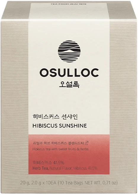 오설록 히비스커스 선샤인 피라미드 티백, 2g, 10개입, 1개 - 쿠팡