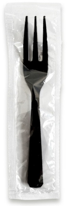 생활을그리다 미니포크 12cm 개별포장 블랙, 1개, 150개입