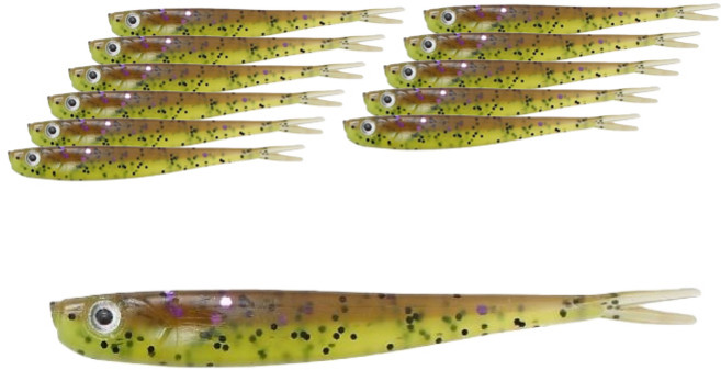 버클리 파워베이트 미드미노우 듀얼 송어웜 6cm 12p, 그린펌킨 차트, 12g, 1개