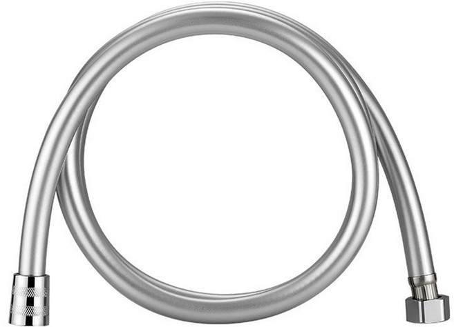 더자카 물때방지 PVC 샤워호스, 1.5m, 실버