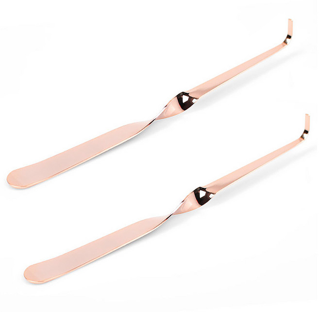 라벤티아 캔들 심지 홀더 윅트리머, 로즈골드, 2개