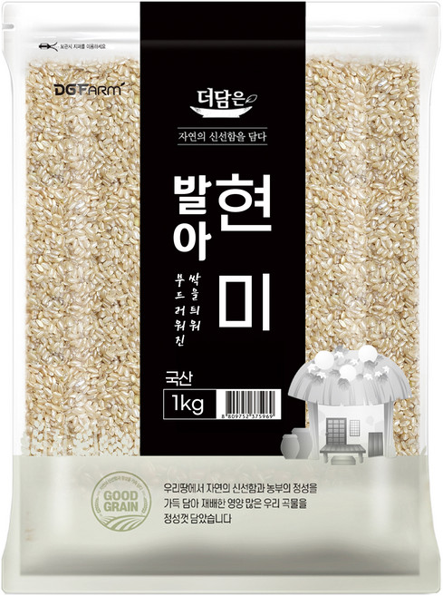 더담은 발아현미, 1kg, 1개