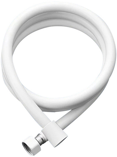 더자카 물때방지 PVC 샤워호스, 1.5m, 화이트