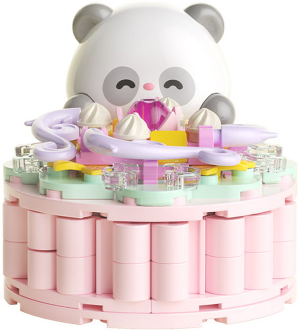 자키 팬더 케이크 호환블럭, 1개, MK015