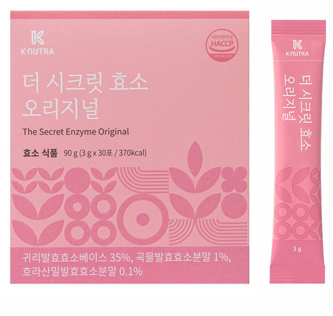K-NUTRA 穀物酵素粉隨身包 30條入, 90g, 1盒