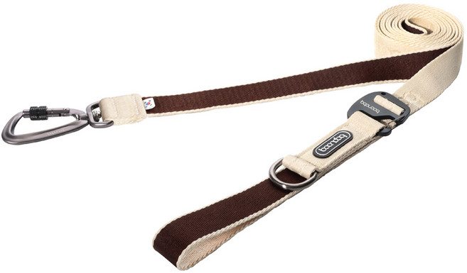 분독 강아지 플레이리쉬 롱리드줄 320cm, 베이지브라운, 1개