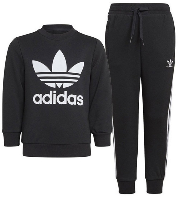 adidas 愛迪達 Kids 兒童圓領訓練上下套裝 H25250