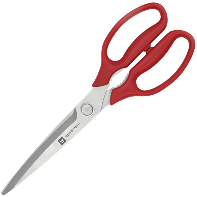 화신 프리미엄 주방 가위 800, 레드, 1개