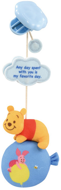 토미 디즈니베이비 유아용 마스코트 푸 유모차 모빌, 혼합색상, 1개