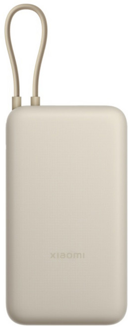 샤오미 33W 보조배터리 20000mAh 케이블 일체형 멀티단자, PB2030MI, PB2030MI(라이트브라운)