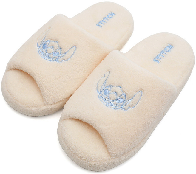 디즈니 AD 스티치 페이스 거실화, 버터, 1개