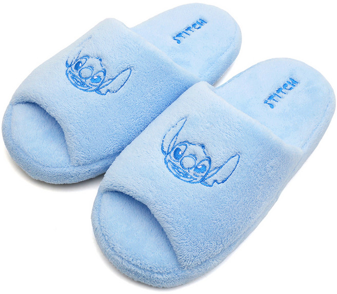 디즈니 AD 스티치 페이스 거실화, 블루, 1개