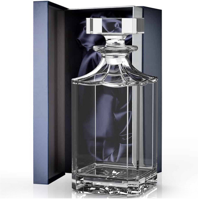 글렌캐런 에일사 크리스탈 위스키 디켄터 + 프레젠테이션 박스 세트, 1개, 750ml