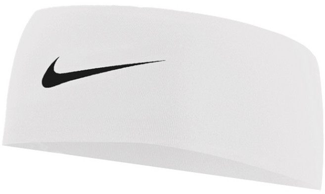 나이키 드라이 핏 와이드 헤어밴드 IB0384-127, 화이트, 1개