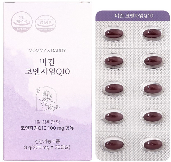 마미앤대디 비건 코엔자임Q10 9g, 1개, 30정