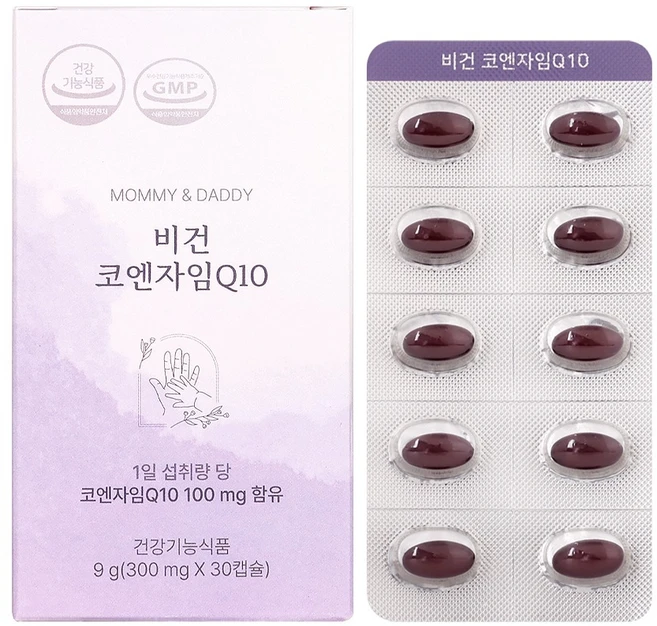 마미앤대디 비건 코엔자임Q10 9g, 1개, 30정 - 쿠팡
