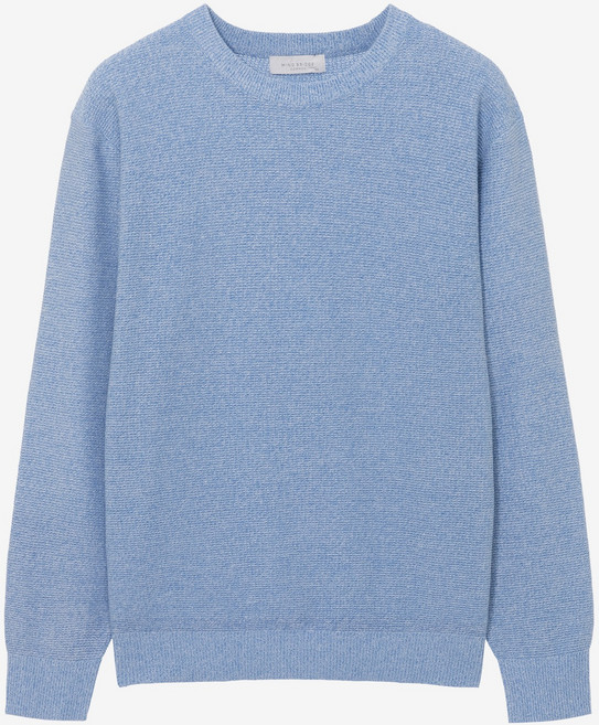 마인드브릿지 남성용 올데이 워셔블 조직 세미 오버핏 니트 티셔츠 MZKT2120