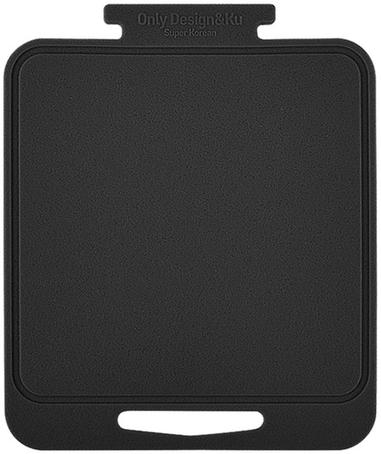 디자인앤쿠 실리콘 미니 도마, 블랙, 1개