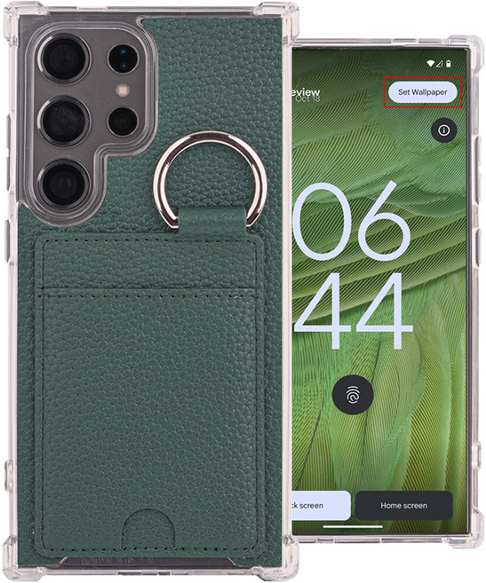 엠피에스 아라 핑거링 카드 수납 방탄 범퍼 휴대폰 케이스