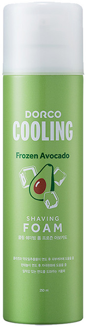 도루코 쿨링 프로즌 아보카도 쉐이빙폼, 250ml, 1개
