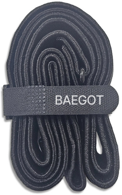 배곧스포츠 안전튼튼 다용도 고정끈 핸드카트용 구르마용 탄성로프, 블랙