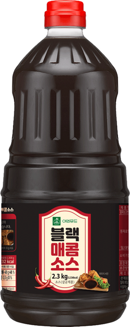이엔푸드 블랙매콤소스, 2.3kg, 1개