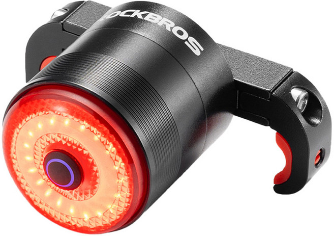 락브로스 자전거 스마트 자동후미등 브레이크 감속센서 Q5MINI, 혼합색상, 1개