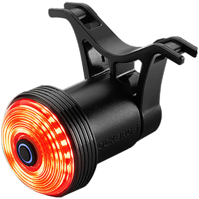 락브로스 스마트 킥보드 자전거 충전식 후미등 Q0, 혼합색상, 1개