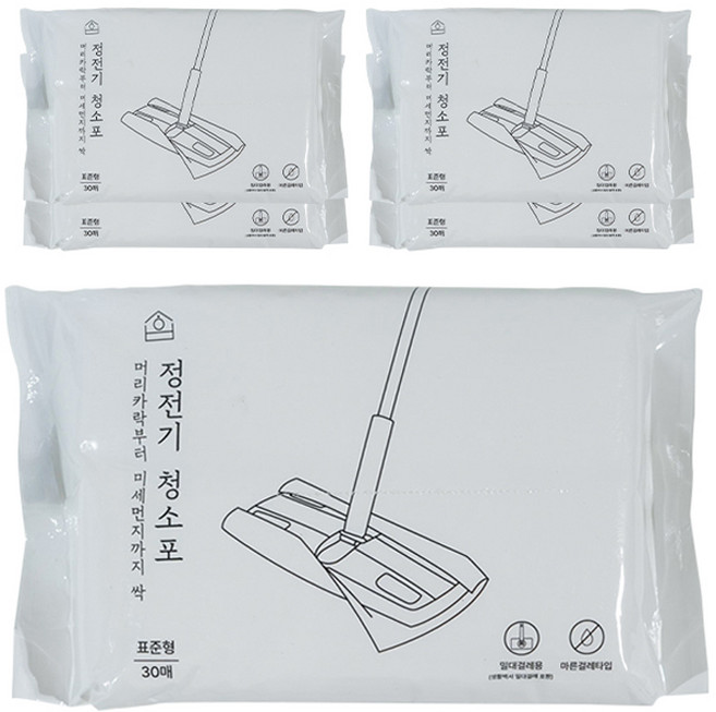 생활백서 정전기 청소포, 5개