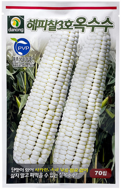 다농 해피찰3호옥수수 씨앗 70p, 1개