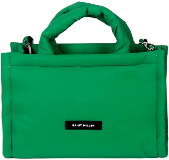 세인트밀러 패딩 컬렉션 토트백, 그린, 1개