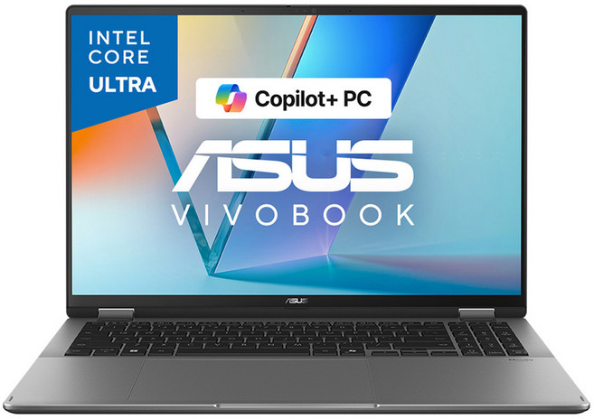 에이수스 2025 비보북 플립 16 코어Ultra7 인텔 코어 울트라 2세대, 매트 그레이, 1TB, 16GB, WIN11 Home, TP3607SA-RJ046W