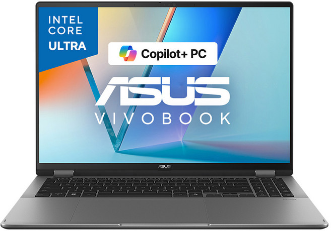 에이수스 2025 비보북 플립 16 코어Ultra5 인텔 코어 울트라 2세대, 매트 그레이, 512GB, 16GB, WIN11 Home, TP3607SA-RJ047W