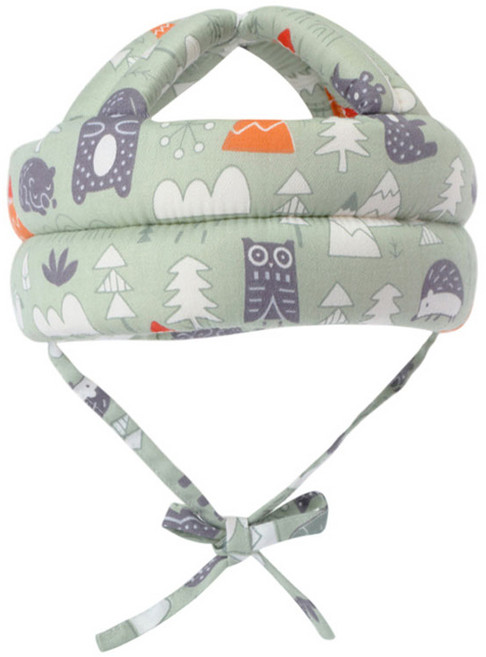 메이징초이스 유아용 머리쿵 보호대, 그린, 1개