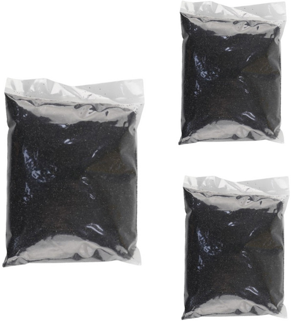 Uniart 彩色沙 500g, 黑色, 3個