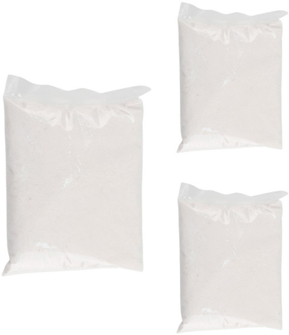 유니아트 색모래 500g, 흰색, 3개