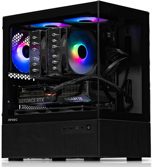 영재컴퓨터 2024 게임용 조립PC 라이젠5 라이젠 7000 시리즈 지포스 RTX 4060, 블랙, 16GB, 500GB, WIN11 Home, GY203